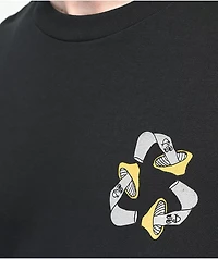 Porous Walker Mushin' Around Black T-Shirt