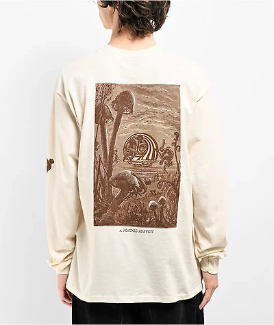 Portal Dimension Harvest Natural Long Sleeve T-Shirt