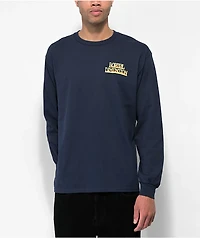 Portal Dimension Hell Navy Long Sleeve T-Shirt
