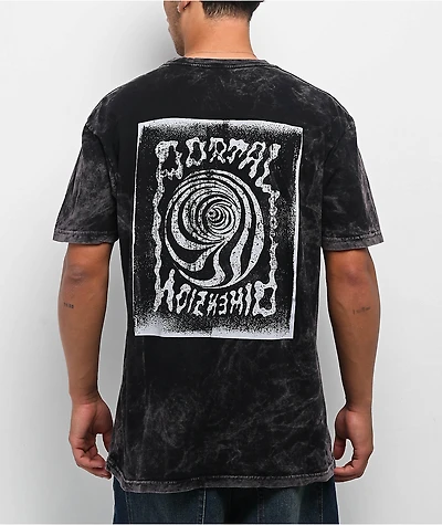 Portal Dimension Owl Candle Vintage Black T-Shirt