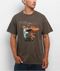 Portal Dimension UFO Dark Green T-Shirt