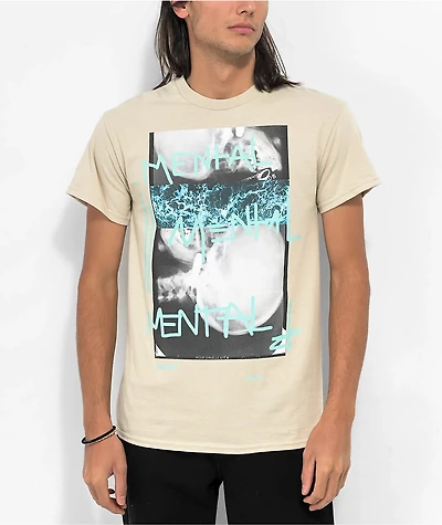 PosterChild Mental Skull Sand T-Shirt
