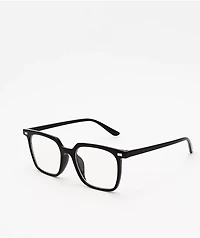 Pretender Square Frame Black Clear Glasses