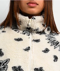 Pretty Garbage Chris White Sherpa Zip Jacket