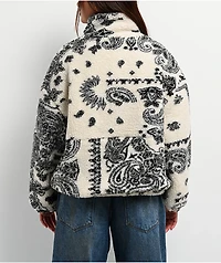 Pretty Garbage Chris White Sherpa Zip Jacket