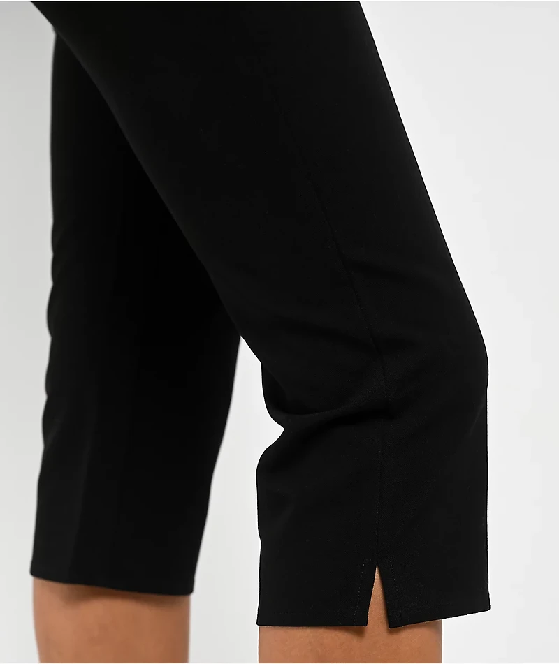 Pretty Garbage Talia Black Capri Pants