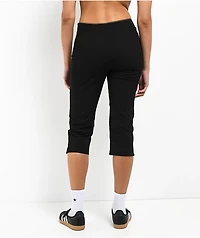 Pretty Garbage Talia Black Capri Pants