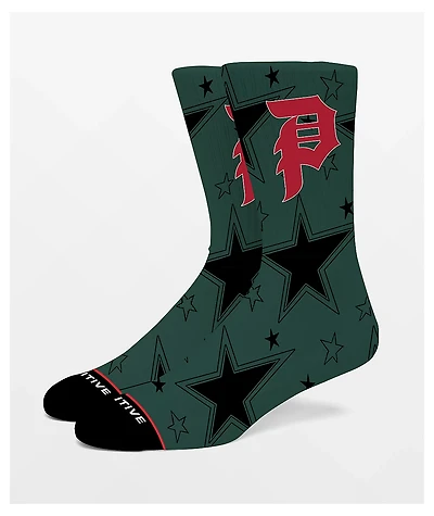 Primitive All Star Green Crew Socks