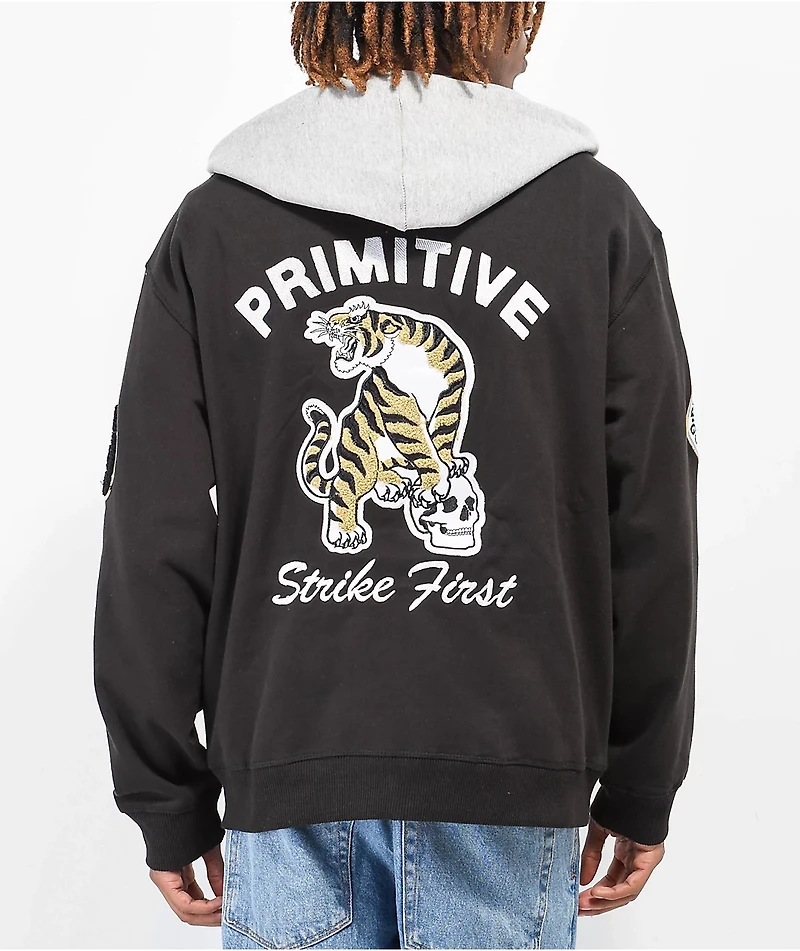 Primitive Alumni Black Zip Hoodie