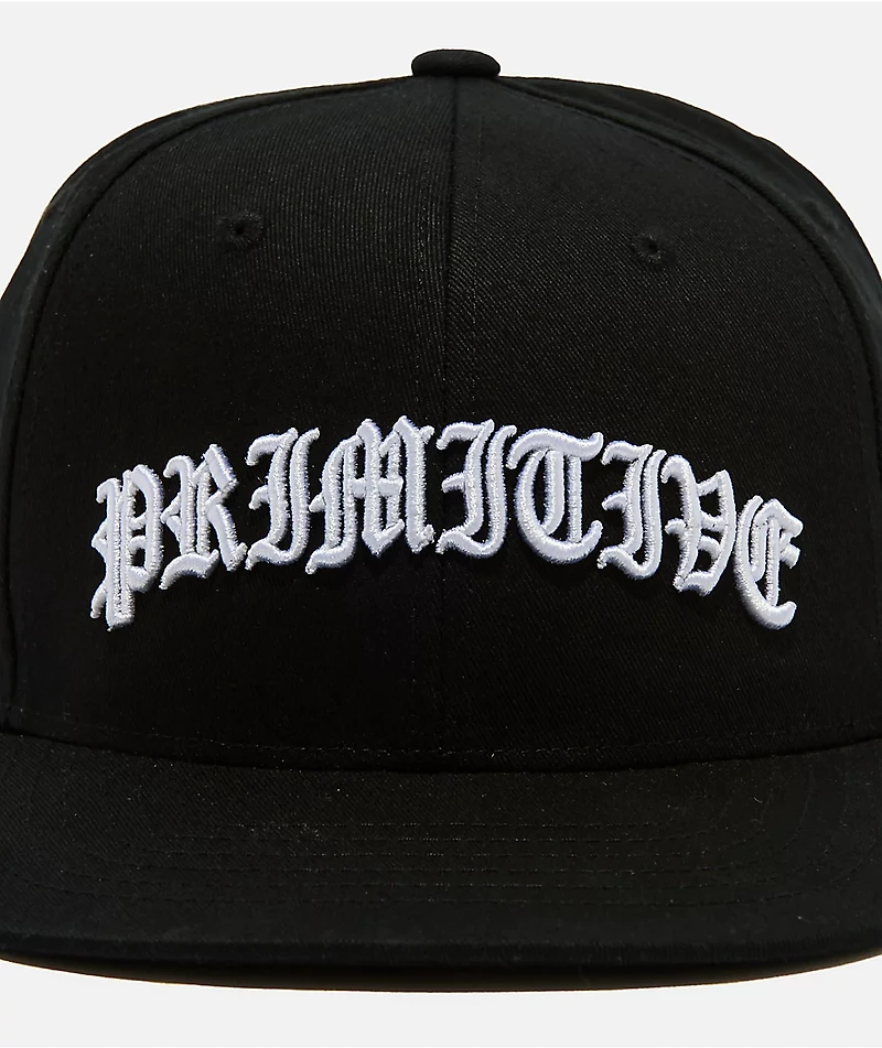 Primitive Archie Black Strapback Hat