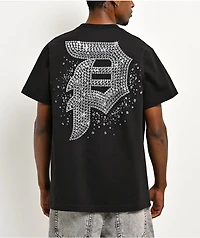 Primitive Arena Rhinestone Black Heavyweight T-Shirt