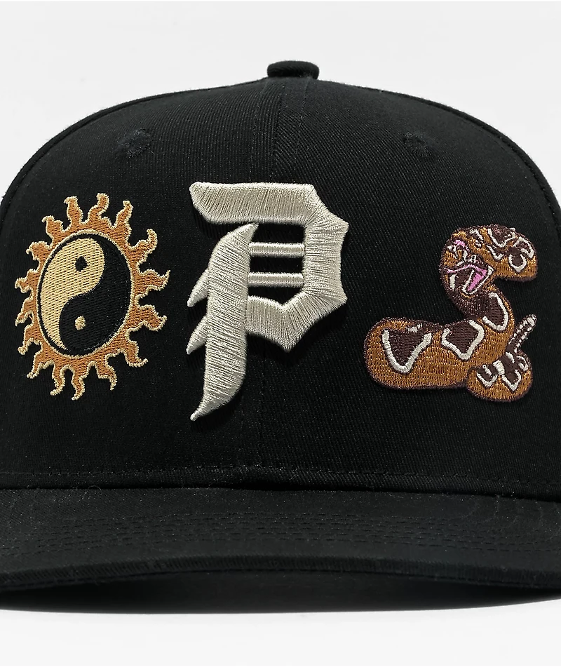 Primitive Badlands Black Snapback