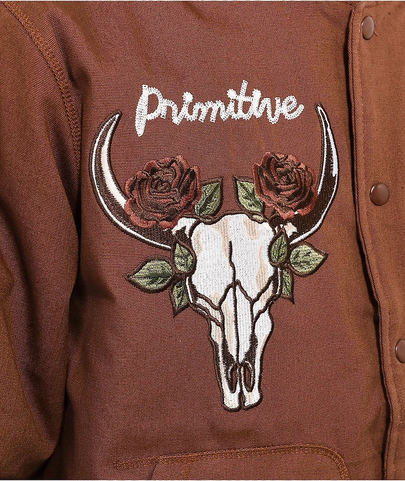 Primitive Badlands Brown Varsity Jacket