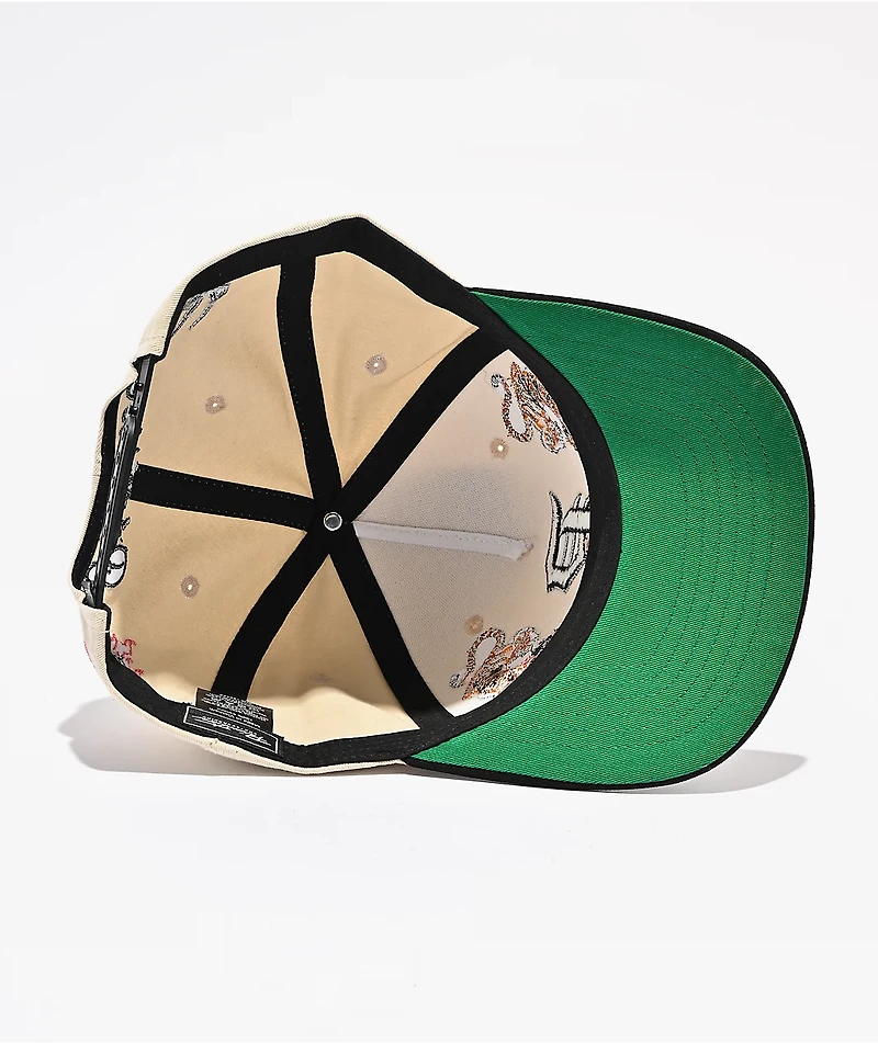 Primitive Big City Natural & Black Snapback Hat