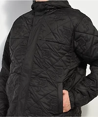 Primitive Black Quilted Puffer Jacket