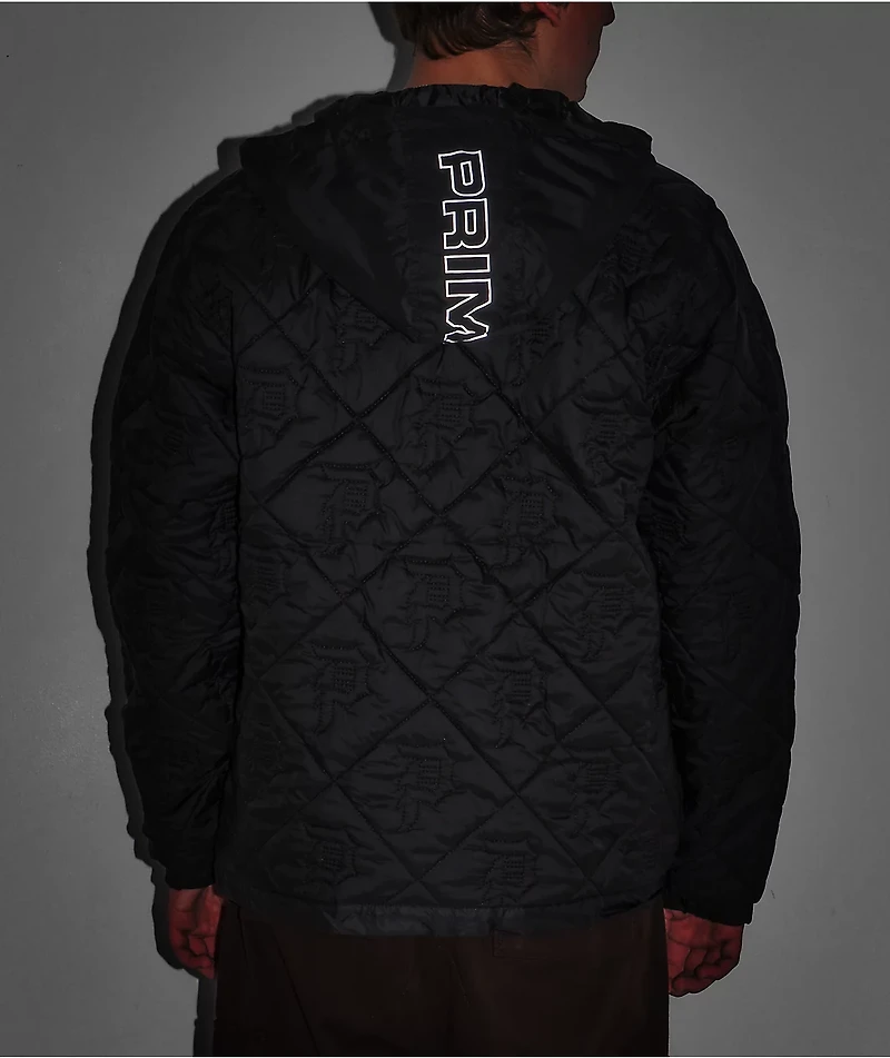 Primitive Black Quilted Puffer Jacket