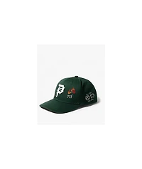 Primitive Blackjack Dark Green Snapback Hat