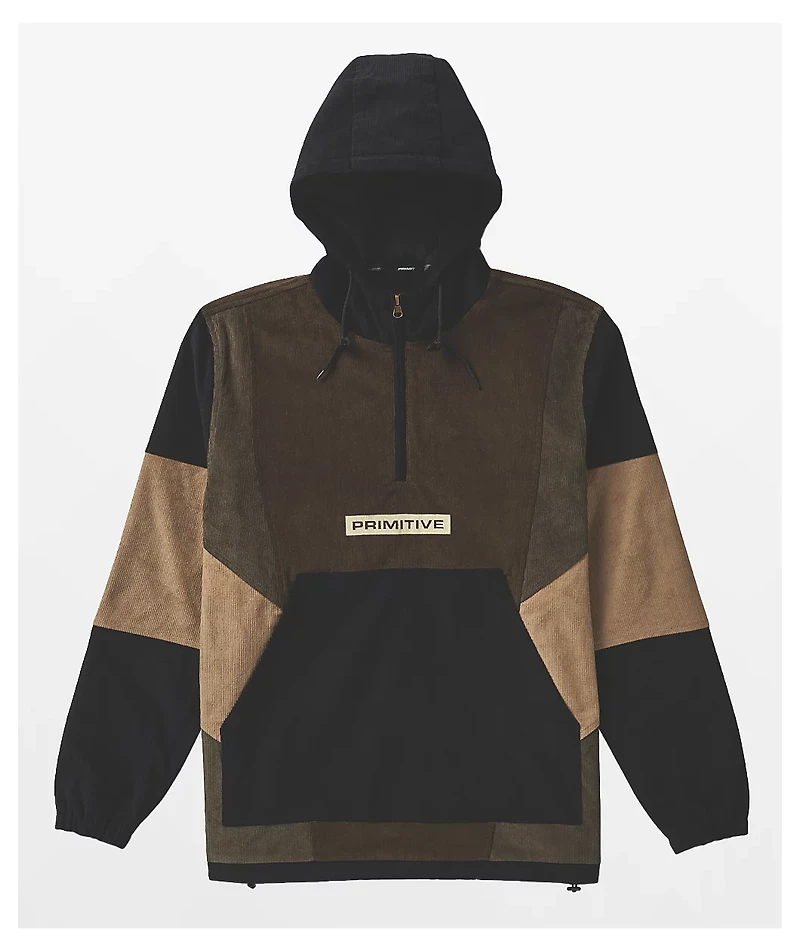 Primitive Block II Brown Corduroy Anorak Jacket