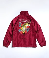 Primitive Boys Island Burgundy Coaches Jacket