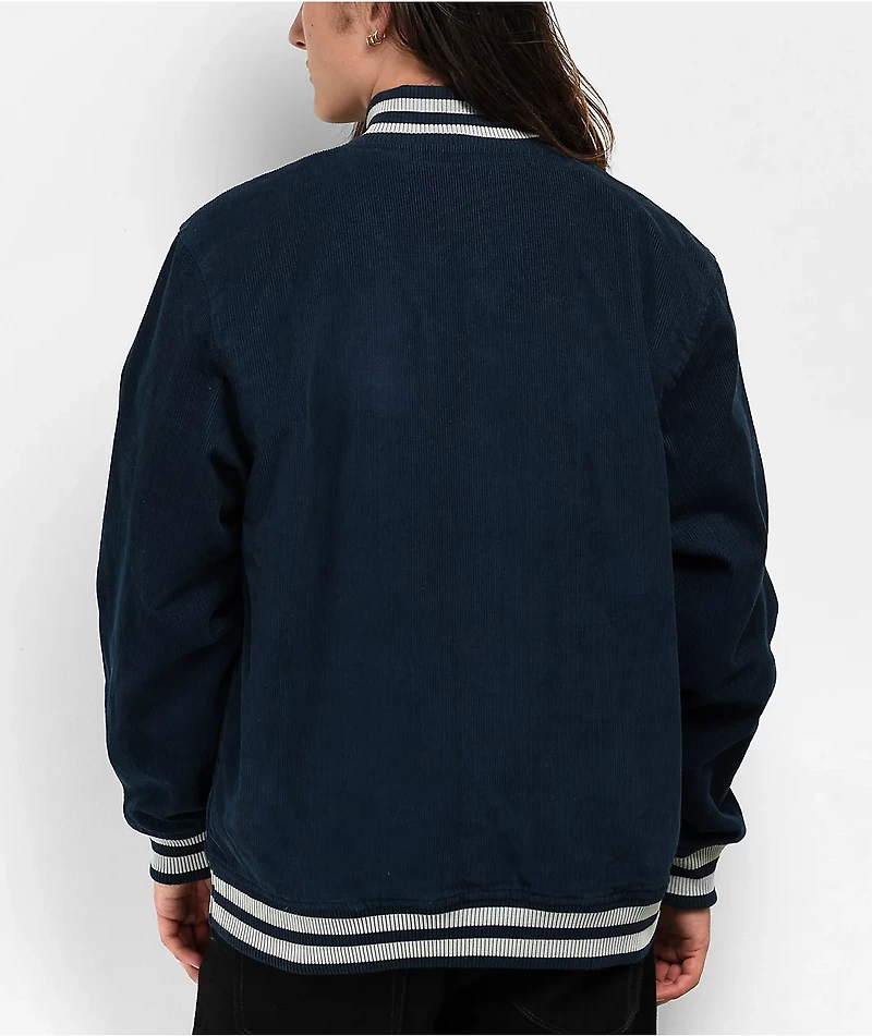 Primitive Bradford Blue Corduroy Varsity Jacket