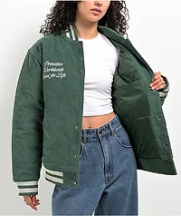 Primitive Bradford Green Corduroy Varsity Jacket