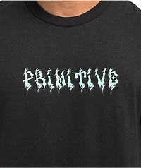 Primitive Bright Black T-Shirt