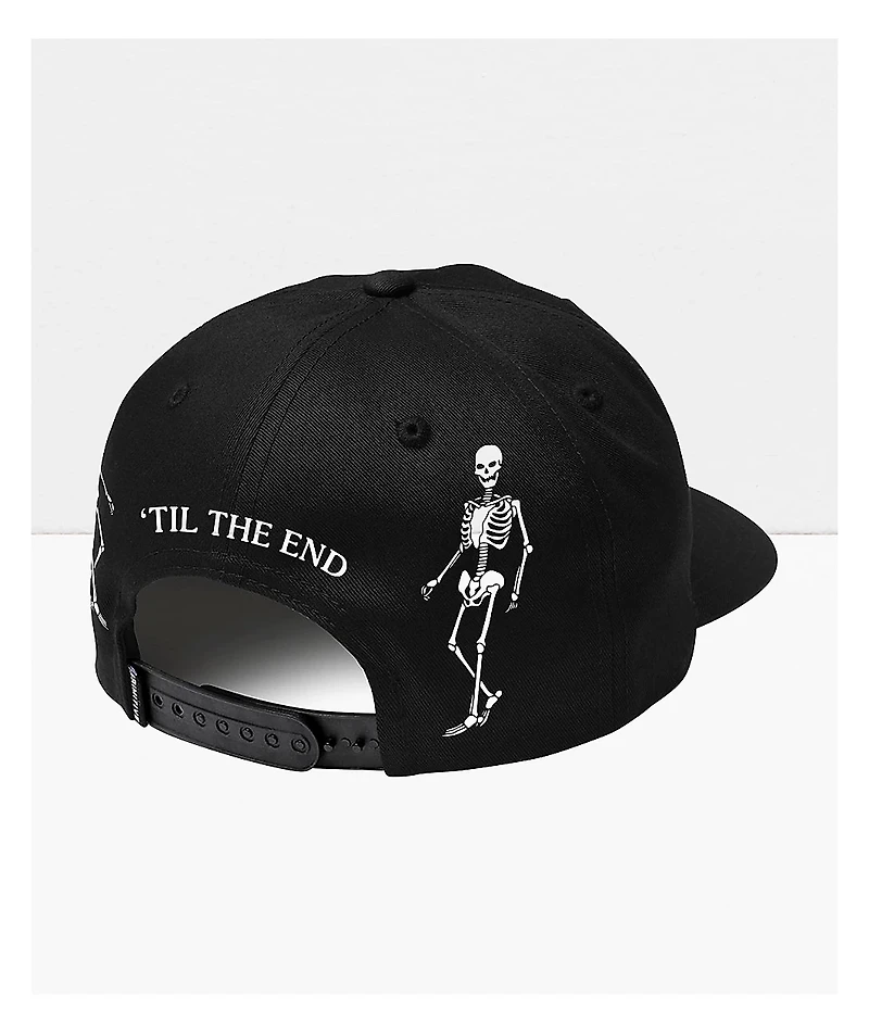 Primitive Bygone Black Snapback Hat