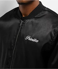 Primitive Capital Black Bomber Jacket