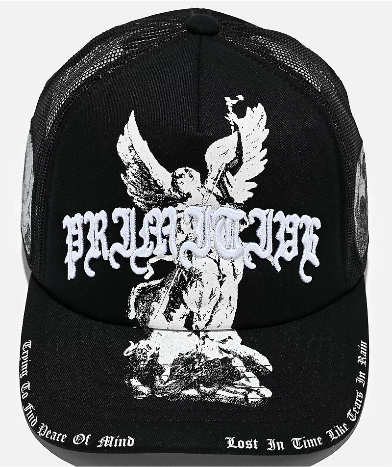 Primitive Century Black Trucker Hat