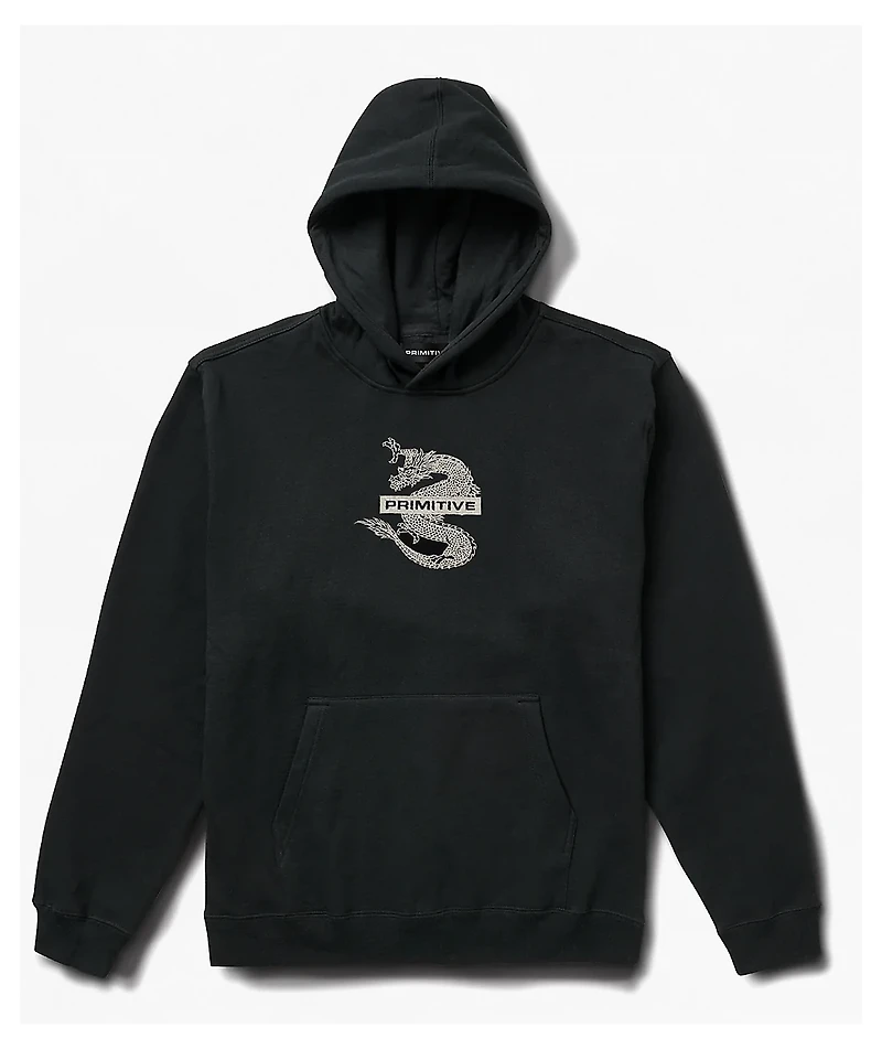 Primitive Ceramic Black Heavyweight Boxy Hoodie