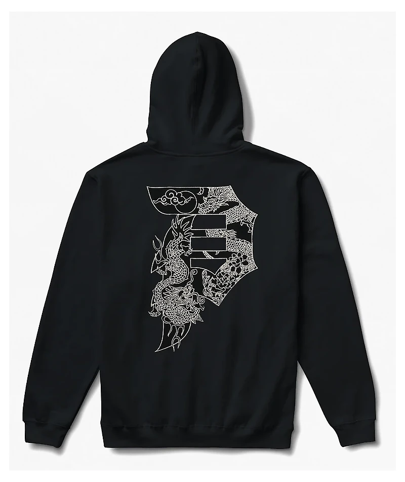 Primitive Ceramic Black Heavyweight Boxy Hoodie