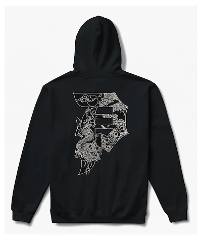 Primitive Ceramic Black Heavyweight Boxy Hoodie