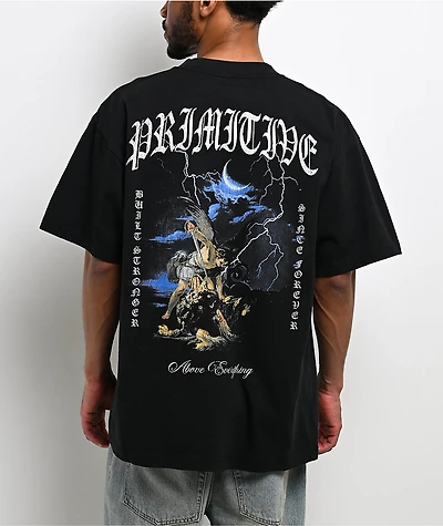 Primitive Clash Black T-Shirt