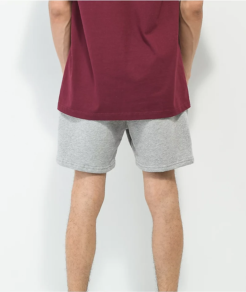 Primitive Collegiate Arch Grey Fleece Sweat Shorts