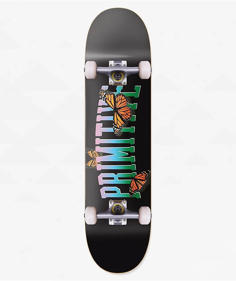 Primitive Collegiate Butterfly 7.3" Skateboard Complete