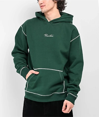 Primitive Contra Green Hoodie