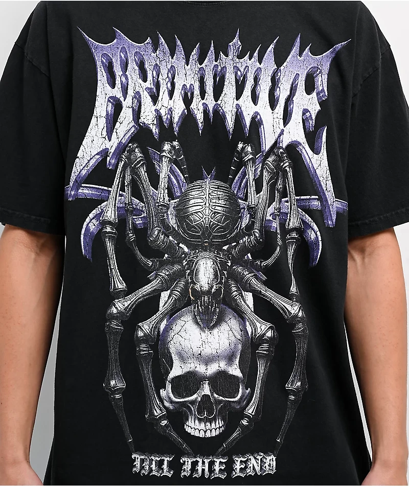 Primitive Creeper Heavyweight Black T-Shirt