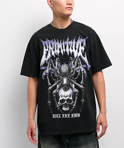 Primitive Creeper Heavyweight Black T-Shirt
