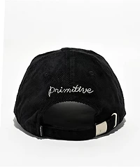 Primitive Dancer Black Corduroy Snapback Hat
