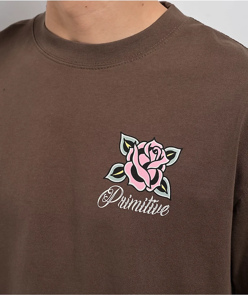 Primitive Danger Brown T-Shirt