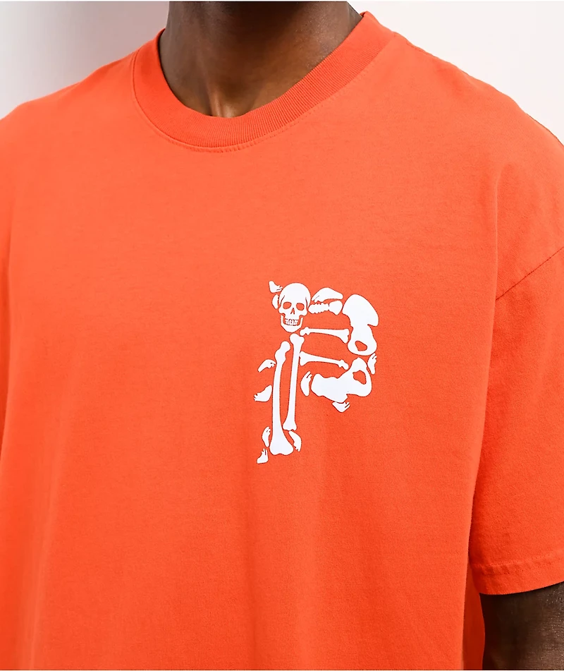 Primitive Dirty Bones Orange T-Shirt