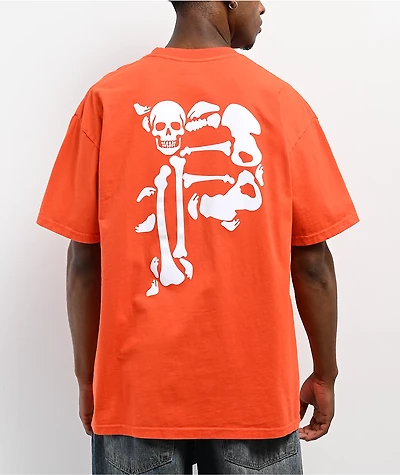 Primitive Dirty Bones Orange T-Shirt