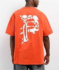 Primitive Dirty Bones Orange T-Shirt