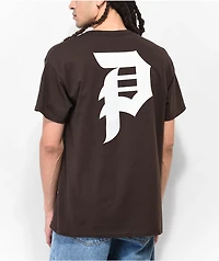 Primitive Dirty P Brown T-Shirt