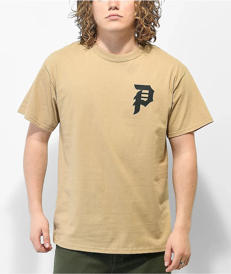 Primitive Dirty P Buds Sand T-Shirt
