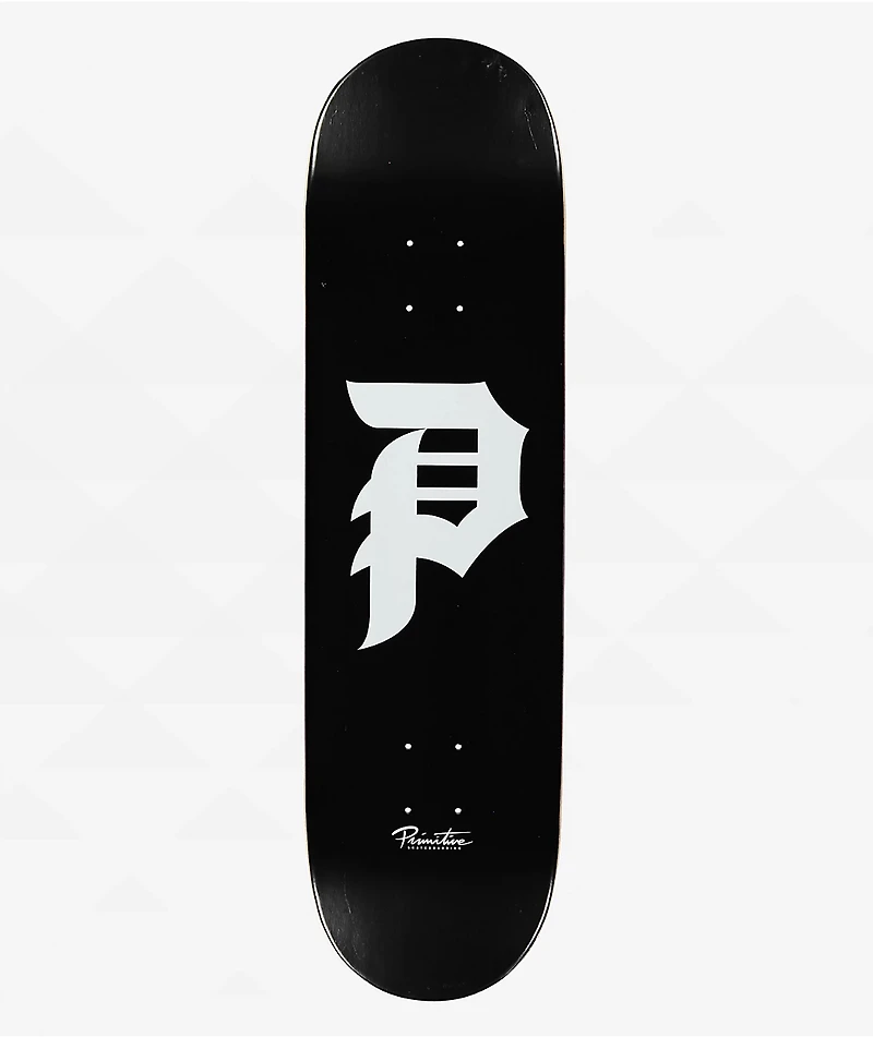 Primitive Dirty P Core Black 8.5" Skateboard Deck