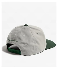 Primitive Dirty P Grey & Green Snapback Hat