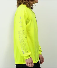 Primitive Dirty P High Visibility Neon Yellow Long Sleeve T-Shirt