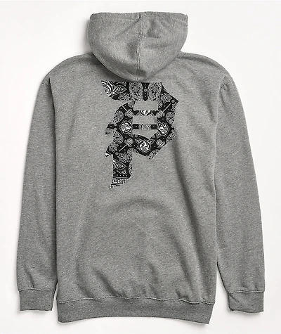 Primitive Dirty P Paisley Grey Hoodie