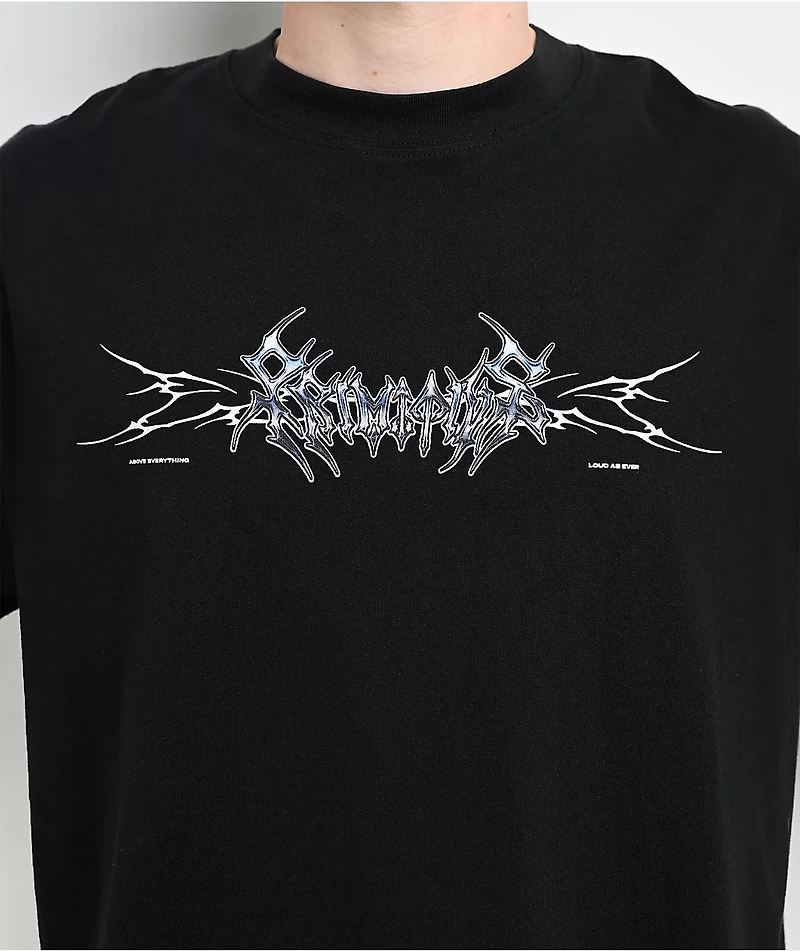 Primitive Energy Black Wash Heavyweight T-Shirt